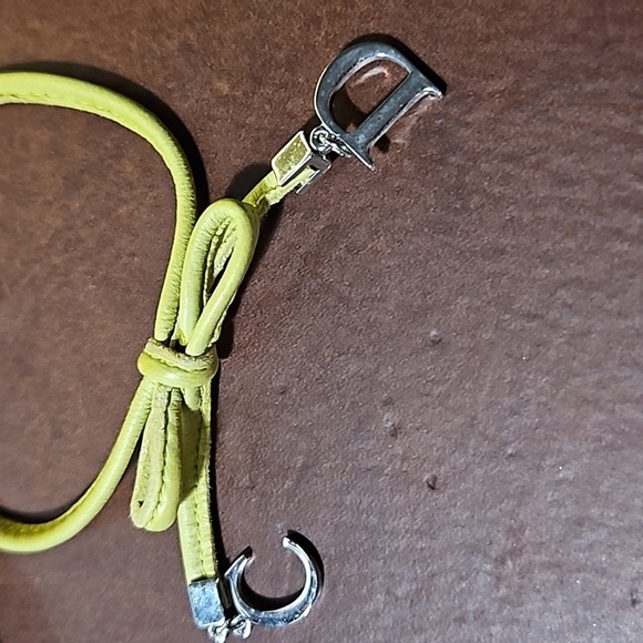 Christian Dior CD Logo Leather Bracelet - Picture 2 of 3